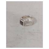 Sterling Silver Black Onyx Ring - Marked .925