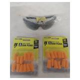 Performax Safety Bundle - Glasses and Ear Plugs