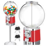 Simgoing Vending Machine with Metal Stand Capsule Vending Machines Commercial Coin Gumball Machine Cent Coin Operated Candy Dispenser Gumball Machines for Business or Home, Retail $250