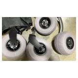 FEIMIRE Foldable Rolling Beach Walker with Lightweight Aluminum Frame & Ergonomic Handles for Outdoor, Mobility Aid for Elderly - Retail $625