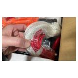 BEAMNOVA 1543lbs Portable 3-in-1 Electric Hoist Wireless Remote Control 110V 120 Volts 700kg Winch Crane Machine Hook Pulley System with Gloves - Retail $150