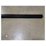 Tagifet Black Glass Railing Post,304 Stainless Steel Glass Railing Post: Sturdy and Durable, Suitable for Balustrade,Stairs, Deck,Balcony and Pool (Corner Post, 39.3 inch / 100 cm), Retail $85