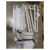 JWPEHOE Height Adjustable Bed Rail for Toddlers, Kids Safety Baby Bed Rail for Twin/Full/King/Queen Size Bed (3 Sides, 74 * 74 * 39 Inch), Retail $110