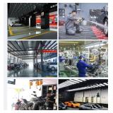 Retractable Hose Reel, Double Arm 3/8 in x 50 ft Heavy Duty Steel Professional Power Wash Hose Reel for Oil/Air/Water 4000 PSI with 5 ft Lead [Pressure cleaning hose not included ], Retail $130