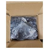 CKE 100 Pack 36\" Round Aluminum Balusters, 3/4\" Diameter Hollow Black Spindles for Deck/Stair Railing Kits With Screws & Connectors for Wood Composite, Retail $190