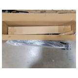 Patavin Complete Set 36\" Cable Railing Post Kit, Black 25-35Â° Angle Drilled Stair Railing Post, Invisible Cable Railing System Kit, 1/8\" Stainless Steel Cable, 2Pack with Cable Grommets (No Handr