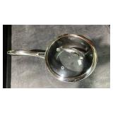 HexClad Hybrid Nonstick 1-Quart Saucepan with Tempered Glass Lid, Stay-Cool Handle, Dishwasher-Friendly, Oven-Safe Up to 900Â°F, Induction Ready, Compatible with All Cooktops - Retail $120