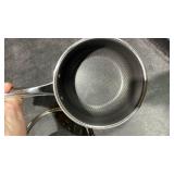 HexClad Hybrid Nonstick 1-Quart Saucepan with Tempered Glass Lid, Stay-Cool Handle, Dishwasher-Friendly, Oven-Safe Up to 900Â°F, Induction Ready, Compatible with All Cooktops - Retail $120