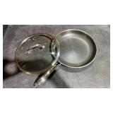 HexClad Hybrid Nonstick 12-Inch Frying Pan with Tempered Glass Lid, Stay-Cool Handle, Dishwasher-Friendly, Oven-Safe Up to 900Â°F, Induction Ready, Compatible with All Cooktops - Retail $198