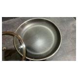HexClad Hybrid Nonstick 12-Inch Frying Pan with Tempered Glass Lid, Stay-Cool Handle, Dishwasher-Friendly, Oven-Safe Up to 900Â°F, Induction Ready, Compatible with All Cooktops - Retail $198