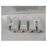 Taco Holders Set of 2, Porcelain Large Taco Tray with Handles, Reusable and Stackable Taco Plates, Perfect for Burritos and Tortillas Holder Handles, Oven & Microwave Safe - Retail: $21