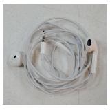 Apple EarPods Headphones with 3.5mm Plug, Wired Ear Buds with Built-in Remote to Control Music, Phone Calls, and Volume - Retail: $16