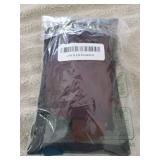 Lifting Wrist Straps Women and Men, Weight Lifting Grips with Cushion Wrist Loop, Double Layer Leather and Storage Pouch, Gym Workout Straps for Deadlift and Powerlifting (Purple/Leopard) - Retail: $1