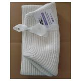 Cotton Rope Woven Basket with Handles for Shelves, Toys, Book, Cloth Storage Baskets for Organizing-17 x 13" x 7.5" Toy Decorative Organizer for Living Room, Bathroom ï¼All Whiteï¼ - Retail: $