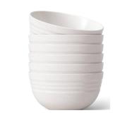 Unbreakable Cereal Bowls, 25 OZ Wheat Straw Bowls Microwave and Dishwasher Safe BPA-Free Eco-Friendly Bowl Beige Color for Cereal, Serving ,Soup, Oatmeal, Pasta and Saladï¼Set Of 6ï¼ - Retail: