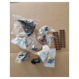 Halloween Miniatures Figurines, Mini Resin Skeleton Pumpkin Ghost Crow Bat Dragon Tombstones Tree Decorations for Halloween Village Garden Crafts Home Decor Accessories - Retail: $10