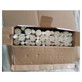 36 Pack Ivory White Taper Candles, 7-8 Hours Burn Time, Unscented, Smokeless and Dripless, 0.8 x 10 Inch Dinner Candle Set for Household, Wedding, Party and Home DÃ©cor Candlesticks - Retail: $22