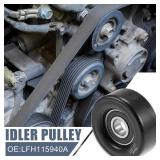 AUTOHAUX LFH115940A Car Accessory Drive Belt Idler Pulley Guide Deflection Pulley for Mazda 3 2.3L 2007-2013 for Mazda 3 2.5L 2010-2012 - Retail: $17