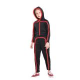 Light Up Stick Figure Costume Kids, Led Stick Man Costumes Child Boys Girls, Halloween Glow in Dark Stickman Cosplay Youth(Red, 16) - Retail: $36