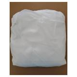 Cottington Lane Ruffled Bed Skirt Queen Size with Split Corner, Brushed Microfiber Hotel Quality White Dust Ruffle, 14 Inch Drop Gathered Bedskirt, Soft and Stylish, Shrinkage and Fade Resistant - Ret