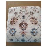 Area Rug 2x3 Washable Vintage Floral Rug Indoor Entryway Non-Slip Door Mats Soft Carpet for Living Room Bedroom Bathroom Home Office Blue - Retail: $10