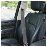 Soft Faux Fur Universal Fit Seatbelt Cover Car Truck SUV Airplane Seat Belt Shoulder Pad for Carmera Backpack Straps Neck Cushion Protector Extra Long 25.6in Dark Gray - Retail: $13