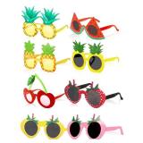 Fruit Eyeglasses Luau Party Sunglasses Funny Sunglasses Dress Props for Hawaiian Beach Luau Theme Party Supplies - Retail: $19