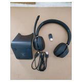 Wireless Headset, Bluetooth Headset with Noise Cancelling Microphone, Best Headphones with Mic Mute & USB Dongle for PC/Computer/Laptop/Cell Phones/Remote Work/Call Center - Retail: $56