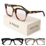 Stylish Reading Glasses for Women, Cheaters Eyeglasses, Oversized Blue Light Readers, Fashion Eye Glasses - Retail: $10