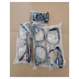 Stylish Reading Glasses for Women, Cheaters Eyeglasses, Oversized Blue Light Readers, Fashion Eye Glasses - Retail: $10