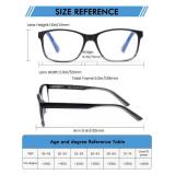 5 Pack Blue Light Blocking Reading Glasses for Men with Spring Hinge 2.5 Fashion Large Wide Computer Readers for Men - Retail: $22