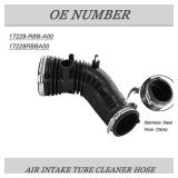 17228-RBB-A00 Air Cleaner Intake Hose with Clamps Fit for 2006 2007 2008 ACURA TSX 2.4L l4 - Retail: $22