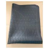 Silicone Large Dish Drying Mat - 28 x 20" Stove Top Protector for Electric Stove, Food Grade, Foldable, Easy Clean, Heat-Resistant Mat for Glass Cooktop, Black (stain on it) - Retail: $10"