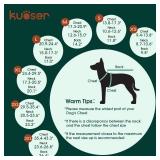 Waterproof Dog Coat, Reversible Dog Jacket for Medium Dogs, Adjustable Durable Doggie Winter Coat Warm Puppy Cold Weather Apparel from Small to Large Breed, Brown M - Retail: $28