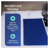 Inspire Waterproof Mattress Protector, Dark Colored to Hide Stains, Extra Large 34 x 54, Quilted Bed Pad for Incontinence Washable, for Adults and Kids - Retail: $22