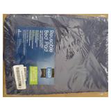 Inspire Waterproof Mattress Protector, Dark Colored to Hide Stains, Extra Large 34 x 54, Quilted Bed Pad for Incontinence Washable, for Adults and Kids - Retail: $22