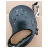 Retractable Dog Leash, 16ft Dog Walking Leash for Small Dogs up to 77lbs, Non-Slip Handle - Black - Retail: $10
