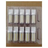 G9 Dimmable LED Light Bulb 3W Daylight White 6000K,40W 60W Halogen Equivalent, G9 Bulb 350 LM AC 120V for Chandelier Wall Pendant Ceiling Lighting Lamps No-Flicke,10-Pack - Retail: $21