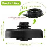 Go Kart Clutch for 2-6.5HP Engine 3/4 Bore 12T with #35 Chain Centrifugal Clutch Fit For Predator 212cc,Honda GC160 GC190 GX120,Go Kart, Minibike, Fun Kart 19.05mm ( missing parts, only have 2 items a