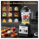 Smoothie Blender, 1400 Watt Powerful Countertop Blenders for Kitchen, 64oz Capacity Blender for Smoothies with BPA Free Container, Ice Crushing, Frozen Drinks, Puree, Protein Shakes - Retail: $70