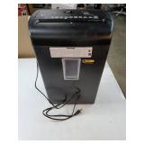 10-Sheet Cross Cut Paper Shredder, 5.5 Gal Home Office Heavy Duty Shredder. BIN IS CRACKED. SHREDDER WORKS. - Retail: $47