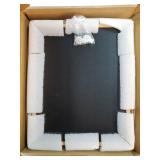 11x14" Picture Frame Wooden, Display Pictures 8"x10" with Mat or 11"x14" Without Mat, Gold Bamboo Poster Frames, Hanging Photo Frame Wall - Retail: $37"