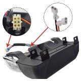 Upgrade Club Car Precedent Golf Cart LED Head Light Kit, Golf Cart Headlight Kit with Bumper for Club Car Precedent Replacement or Upgrade for 2004-UP Golf Carts - Retail: $66