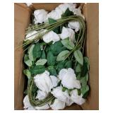 White Artificial Rose Stems Bundle - Retail: $15