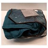 Weighted Blanket for Adults (17 lbs, 60 x 80", Dark Green) Cooling Heavy Blanket for Sleeping Perfect for 160-180 lbs, Queen Size Breathable Blanket with Premium Glass Bead, Machine Washable.  NEEDS T
