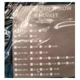 Weighted Blanket for Adults (17 lbs, 60 x 80", Dark Green) Cooling Heavy Blanket for Sleeping Perfect for 160-180 lbs, Queen Size Breathable Blanket with Premium Glass Bead, Machine Washable.  NEEDS T