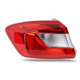 Tail Light Outer Compatible With 2016-2019 Chevy Cruze Sedan Outer Left Driver Side Taillight w/Blubs and Wiring Harness Replace 84078120 - Retail: $40