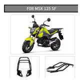 Rear Luggage Rack for Grom MSX125 2016-2020, Motorcycle Iron Luggage Rack Storage Rack Carrier Support Shelf for Grom OG SF MSX125SF MSX125 2016 2017 2018 2019 2020, Black