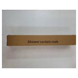 Shower Curtain Rod Adjustable 31-79, Anti-Rust Shower Rod & Spring Tension Shower Rod No Drill, Black Shower Curtain Rod for Bathroom Tension Rod"