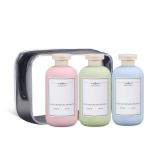 6.7 oz Plastic Leak Proof Travel Bottles for Toiletries, Plastic Travel Size Containers, Shampoo and Conditioner Bottles Refillable Squeeze Bottle for Lotion, Body Wash (3Pcs)